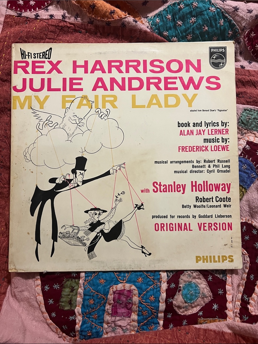 Philips My Fair Lady Vinyl Album - 1959 collectible